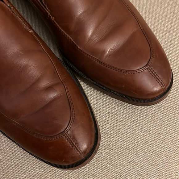 Cole Haan caramel leather loafers slip-on dress shoes main image 8